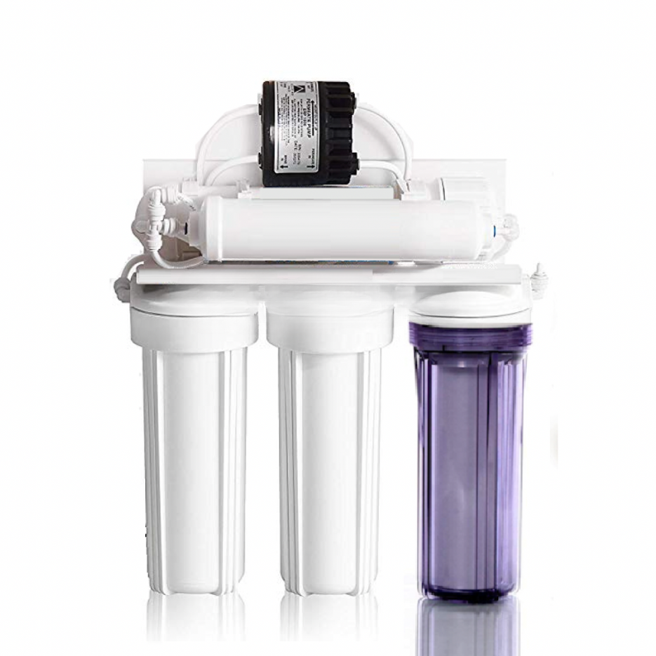 5 Stage Reverse Osmosis Drinking Water Filter System + Permeate Pump ERP500