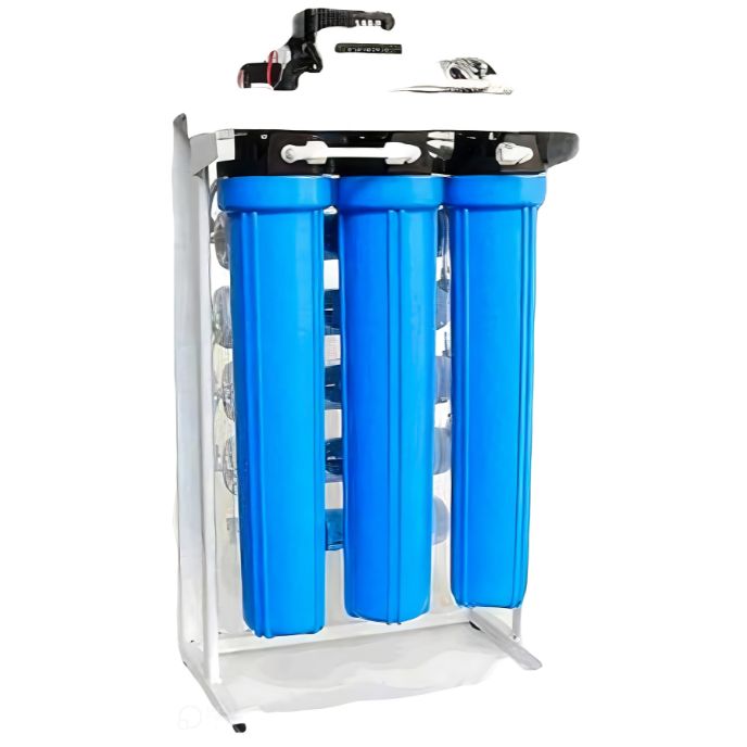 Wise Light Commercial 400 GPD - 20&quot; Reverse Osmosis Water Filtration System + Booster Pump