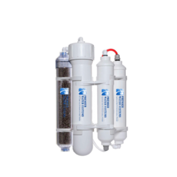 Portable RODI Mini Reverse Osmosis Water Filtration System | 4 Stage with DI Filter | 100 GPD