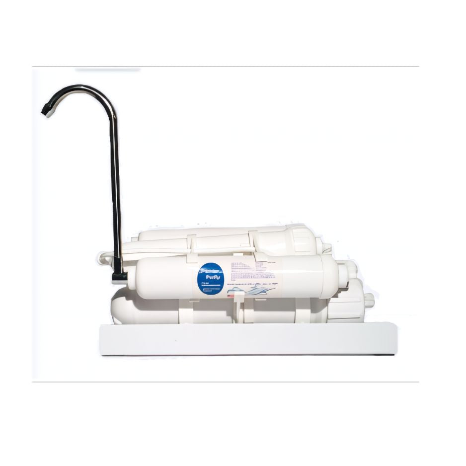 Portable/Travel Countertop Reverse Osmosis Drinking Water Filter System | 100 GPD - 4 Stage