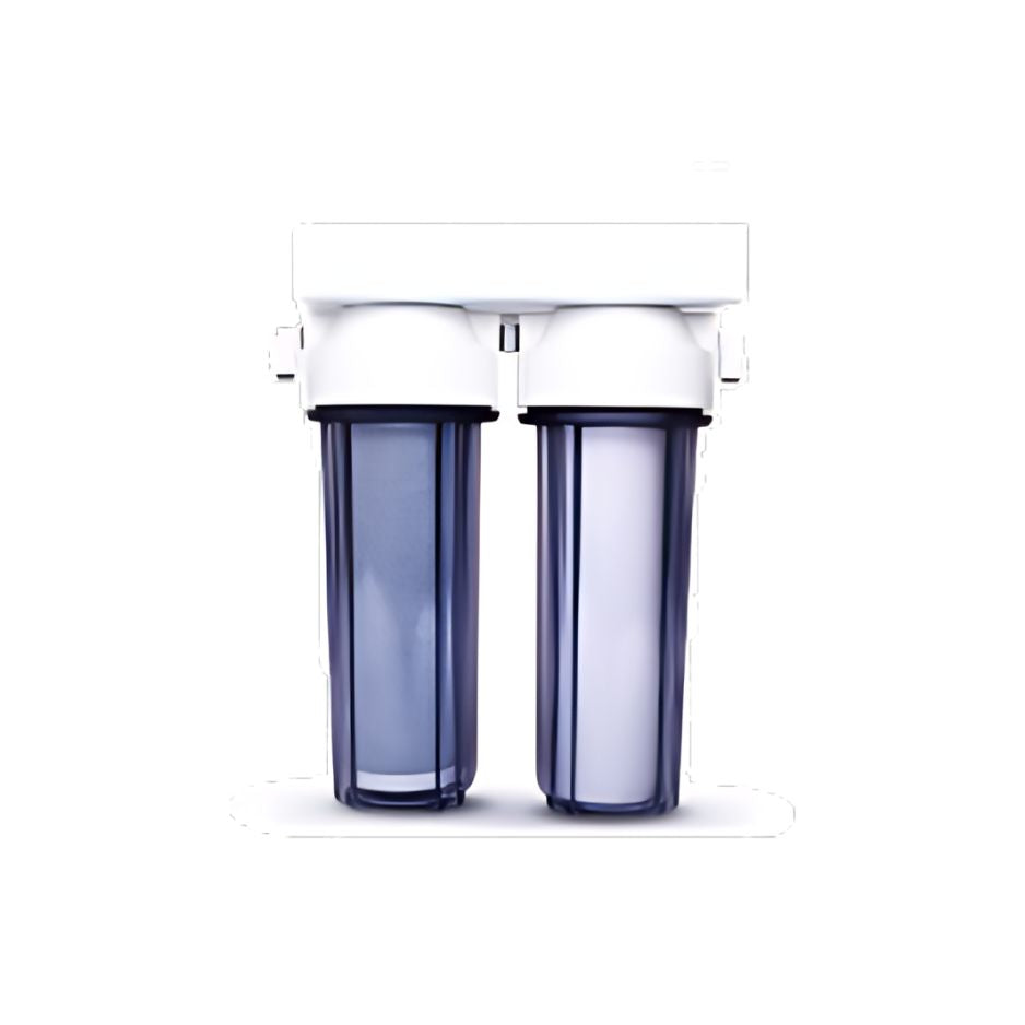 Wise Clear Dual Drinking Water Filter System | Carbon + Sediment Filters