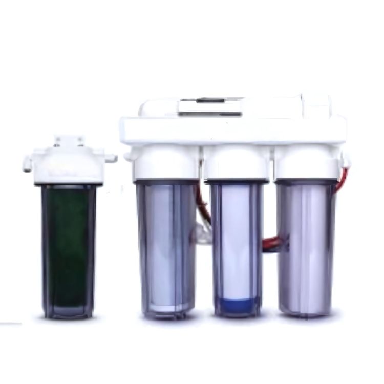 5 Stage - 0 PPM Reverse Osmosis/Deionization Aquarium Reef Water Filter System, 75 GPD RODI