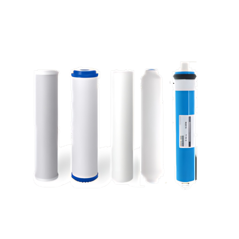 Replacement 5 Stage Reverse Osmosis Water Filters + 75 GPD Membrane