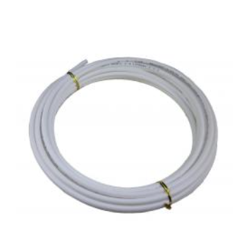 White 1/2&quot; OD Polyethylene RO Tubing - 0.25&quot; OD x 0.355&quot; ID