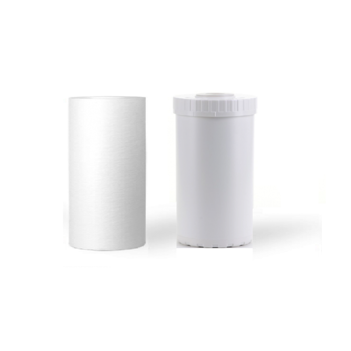 2 Pack: Big Blue Filter Cartridges 4.5&quot; x 10&quot; | Sediment &amp; GAC/KDF 85 Well Water Filters: Reduces Iron/Sulfur/Rotten Egg Smell