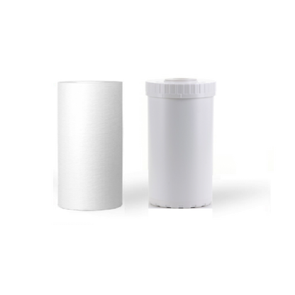 2 Pack: Big Blue Filter Cartridges 4.5&quot; x 10&quot; | Sediment &amp; GAC/KDF 85 Well Water Filters: Reduces Iron/Sulfur/Rotten Egg Smell