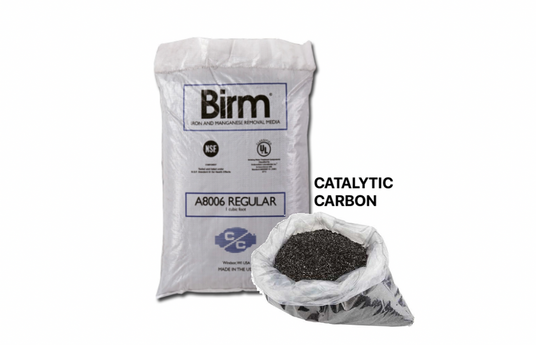 Birm + Catalytic Carbon Media | 5 LBS | Iron, Hydrogen Sulfide and Manganese Reducing Media