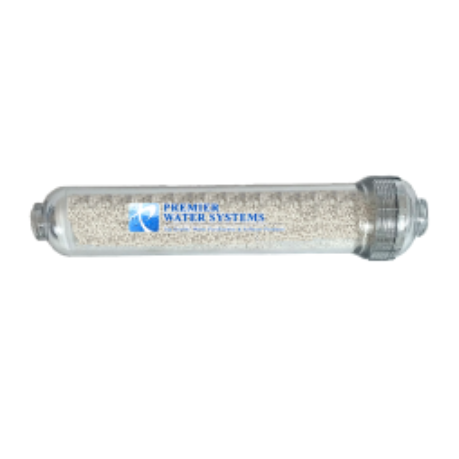 pH Alkaline Mineral Drinking Water Filter Inline for Reverse Osmosis RO Systems | 2.5&quot; x 12&quot; XL