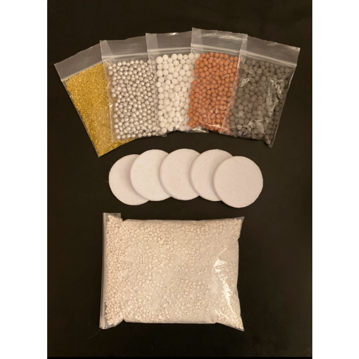 MEDIA REFILL KIT: For 6 Stage- Inline Alkaline | KDF | Mineral pH Balancing Drinking Water Filters