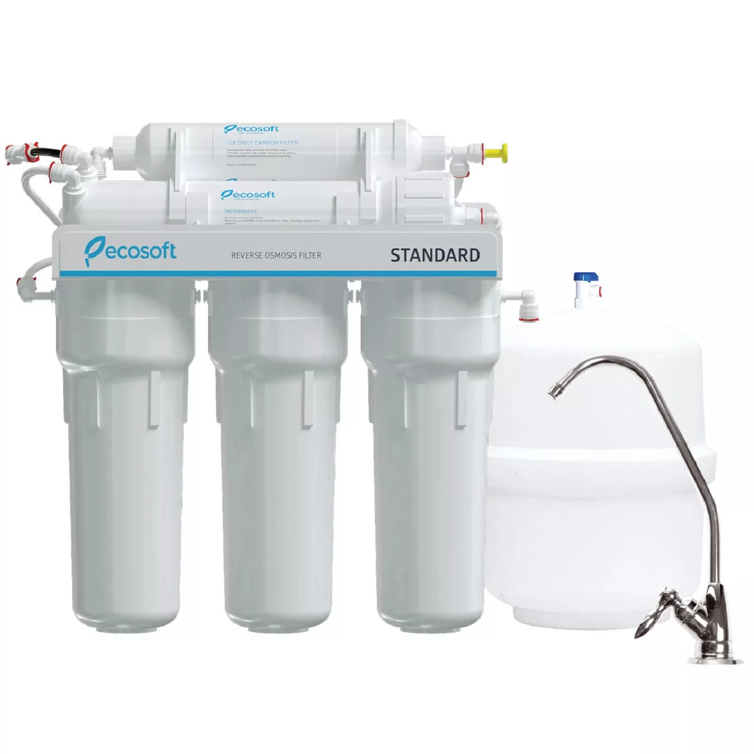 5 Stage Reverse Osmosis Water Filter System, RO 75 GPD