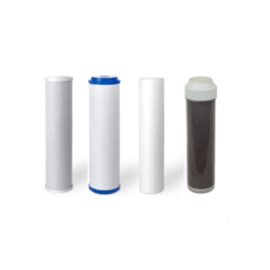 Replacement Filters for 5 Stage Aquarium Reef Reverse Osmosis RO/DI Water Systems (Sediment, GAC, Carbon, DI Filter)