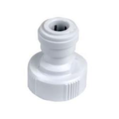 Garden Hose Adapter 1/4&quot; Quick Connect for Reverse Osmosis Systems, Portable, RODI